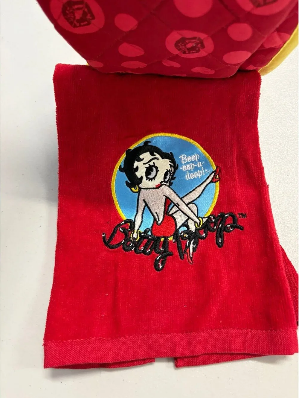 Betty Boop 3pc Kitchen Set NWT Jay Franco Dish Towel Pot Holder Oven Mitt 2006